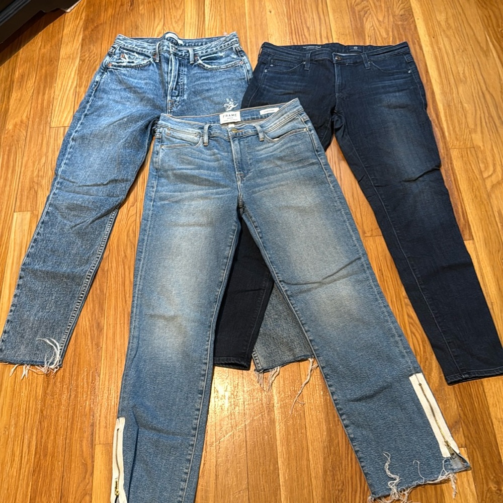 Frame - AG Adriano Goldschmied and GRLFRND size 28